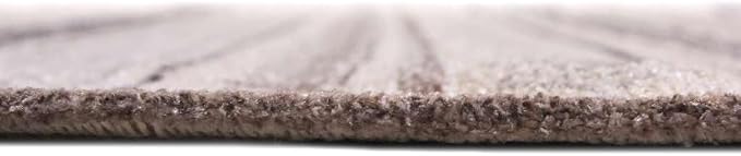 Alfa Rich 4x6 White Black Gray Washable Area Rugs - Image 4