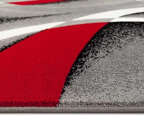 2305 Geometric Abstract Gray 2x7 Area Rugs - Image 7