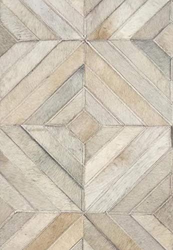 Premium Diamond Patterned Leather Area Rug, Luxury Non Slip Floor Accent - Image 7