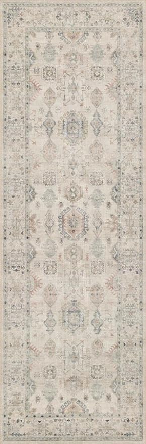 Loloi Hathaway Collection HTH-04 Beige/Multi 3'-6" x 5'-6", .25" Thick Accent - Image 7