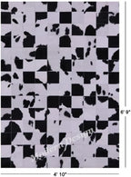 Modern Design Premium Cowhide Leather Carpet - Image 3