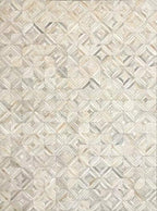 Premium Diamond Patterned Leather Area Rug, Luxury Non Slip Floor Accent - Image 8