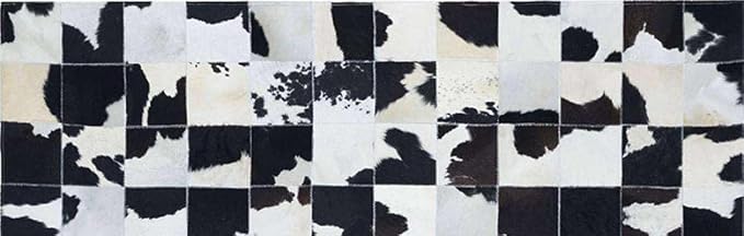 Sn Alef Home Black & White Round Rug | Checkered Floral Designer Carpet - Image 5