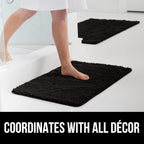 GORILLA GRIP Bath Rug Mat 60x24, Thick Soft Absorbent Chenille, Quick Dry - Image 9