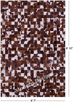 Modern Design Premium Cowhide Leather Carpet - Image 3