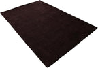 Rugsotic Carpets Hand Knotted Gabbeh Wool 5'x8' Area Rug Solid Brown L00111 - Image 3