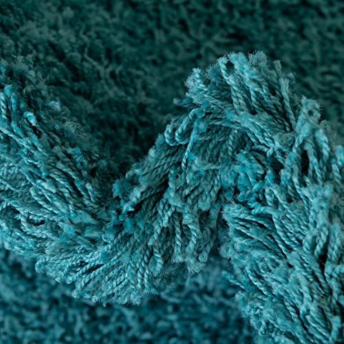 Unique Loom Solid Shag Collection Area Rug - Image 7