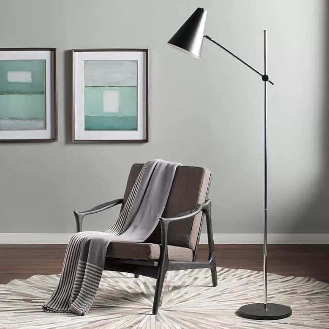 Faux Cowhide Round Area Rug | Non-Slip Leather Floor Carpet - Image 5