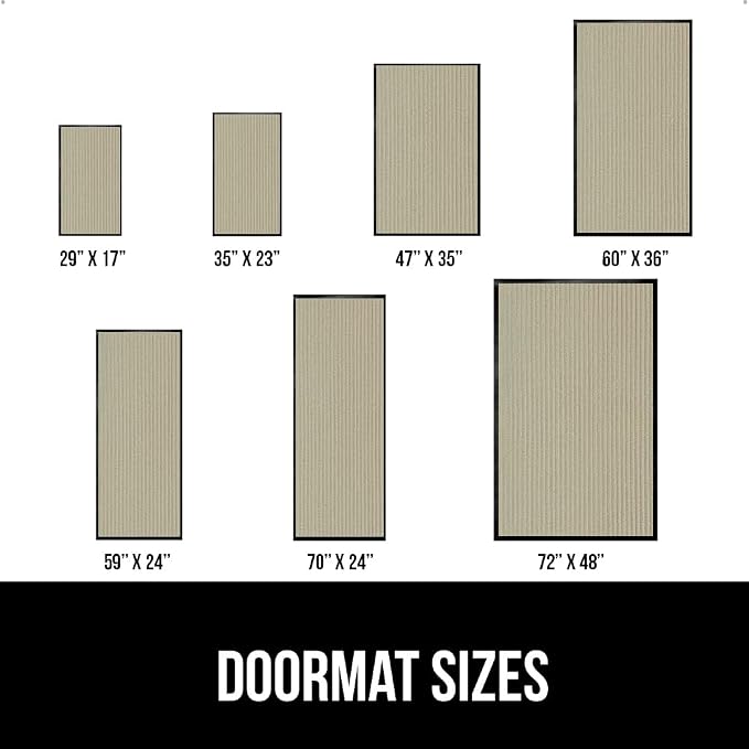 GORILLA GRIP Waterproof Traffic Guard Door Mat, 2 Pack Heavy Duty Entryway Mats - Image 6
