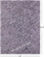 Modern Design Premium Cowhide Leather Carpet - Image 2