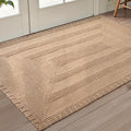 LUMI Handwoven Jute Door Mat, Non-Slip Durable Entryway Mat by LUMI