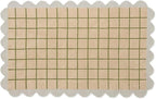Scalloped Border Wool Area Rug - Image 3