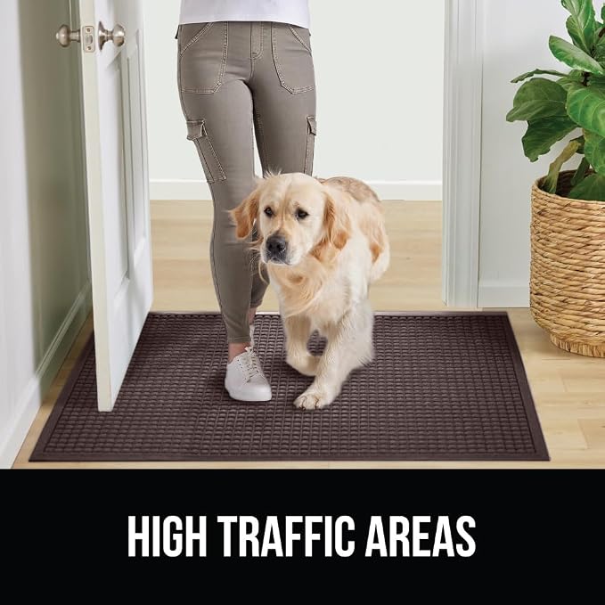 GORILLA GRIP Front Door Mat, Indoor Outdoor Ultra Absorbent HydroAbsorb Doormat - Image 6