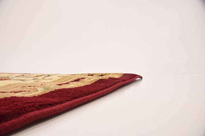Unique Loom Versailles Collection Traditional Classic Floral Motif Area Rug - Image 9