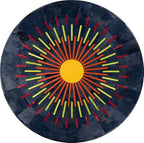 Sn Alef Home Round Designer Rug by SNALFEHOME
