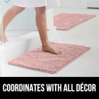 GORILLA GRIP Bath Rug Mat, Thick Soft Absorbent Chenille, Quick Dry Microfiber - Image 9