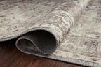 Loloi Hathaway Collection HTH-05 Steel/Ivory 2'-3" x 3'-9", .25" Thick Accent - Image 4