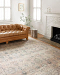 Loloi Hathaway Collection HTH-03 Java/Multi 2'-0" x 5'-0", .25" Thick Accent Rug by Loloi