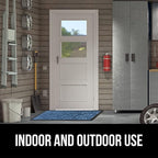 GORILLA GRIP 100% Waterproof All-Season WeatherMax Doormat, US Designed Natural - Image 9