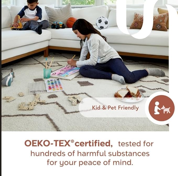 nuLOOM 3'9" x 6' Cozy Plush SuperiorWash Area Rug, Machine Washable, Soft - Image 6