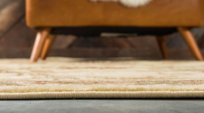 Unique Loom Versailles Collection Traditional Classic Floral Motif Area Rug - Image 3