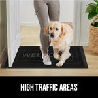 GORILLA GRIP 100% Waterproof All-Season WeatherMax Doormat, US Designed Natural - Image 6