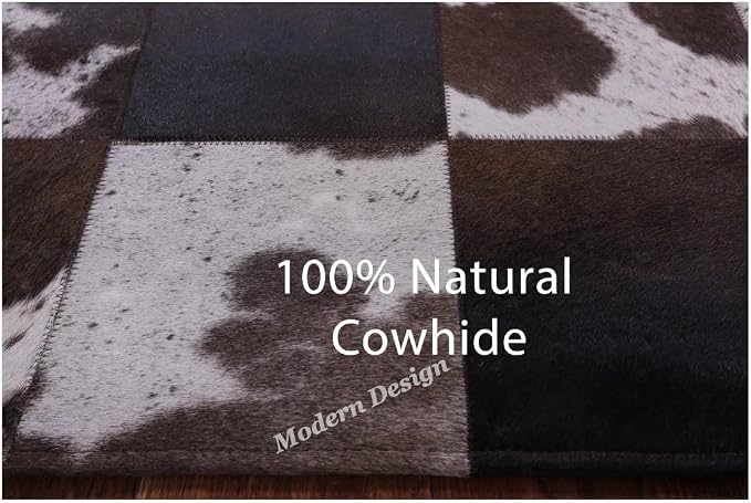 Modern Design Premium Cowhide Leather Carpet - Image 4