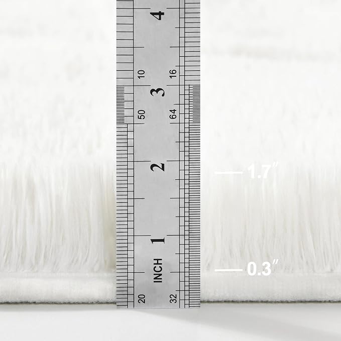 Large Shag Area Rugs 6 x 9, Plush Fuzzy Rugs - Image 6