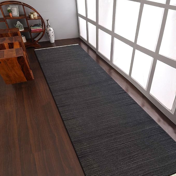 Rugsotic Carpets Hand Woven Flat Weave Kilim Wool 2'6''x6' Runner Area Rug by GetMyRugsLLC