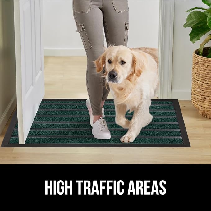 GORILLA GRIP 100% Waterproof All-Season WeatherMax Doormat US Designed Natural - Image 6
