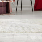 Antep Rugs Palafito 5x7 Geometric Shag Diamond High-Low Pile Textured Indoor - Image 6