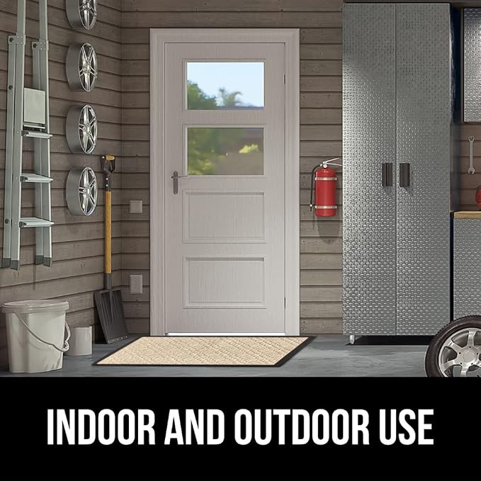 GORILLA GRIP 100% Waterproof All-Season WeatherMax Doormat 35x23, US Designed - Image 9