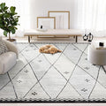 Abani Viva Cream & Grey Area Rug 8' x 10' by Abani