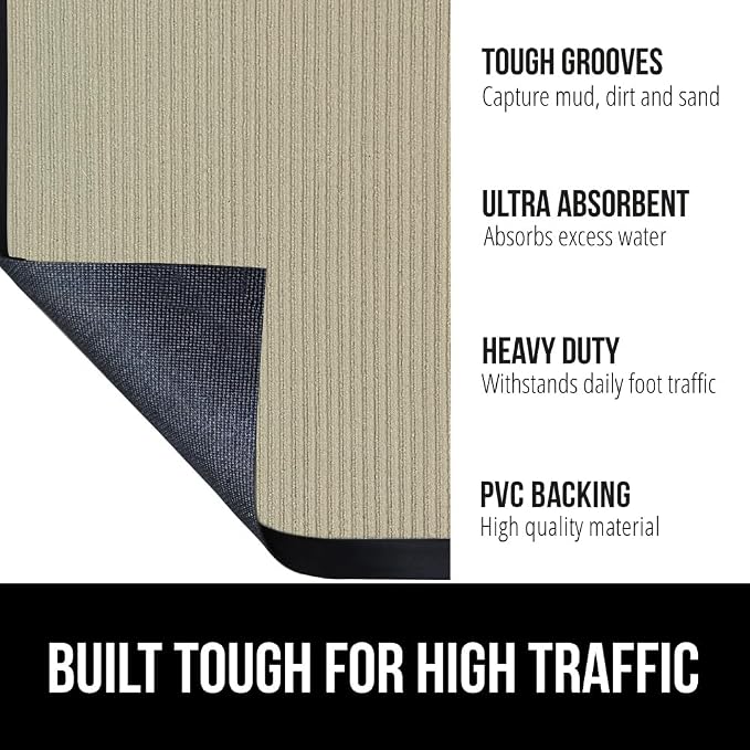 GORILLA GRIP Waterproof Traffic Guard Door Mat, Heavy Duty Entryway Mats - Image 2