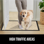 GORILLA GRIP 100% Waterproof All-Season WeatherMax Doormat 35x23, US Designed - Image 6