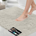 GORILLA GRIP Bath Rug Mat 30x20, Thick Soft Absorbent Chenille, Quick Dry by GorillaGrip