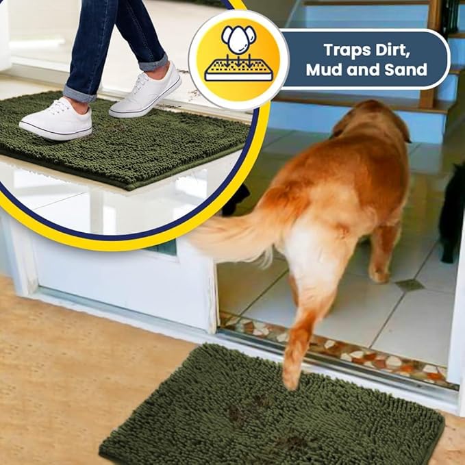 Muddy Mat® AS-SEEN-ON-TV Highly Absorbent Microfiber Door Mat and Pet Rug - Image 6