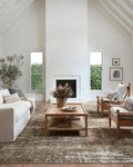 Loloi Amber Lewis Billie Collection, Tobacco & Rust 2'-6" x 12'-0" Area Rug – by Loloi