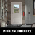 GORILLA GRIP 100% Waterproof All-Season WeatherMax Doormat, US Designed Natural - Image 9