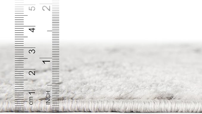Rugs.com Leipzig Collection Rug – 10x13 Gray Low-Pile Rug Perfect - Image 8