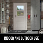 GORILLA GRIP 100% Waterproof All-Season WeatherMax Doormat, US Designed Natural - Image 9