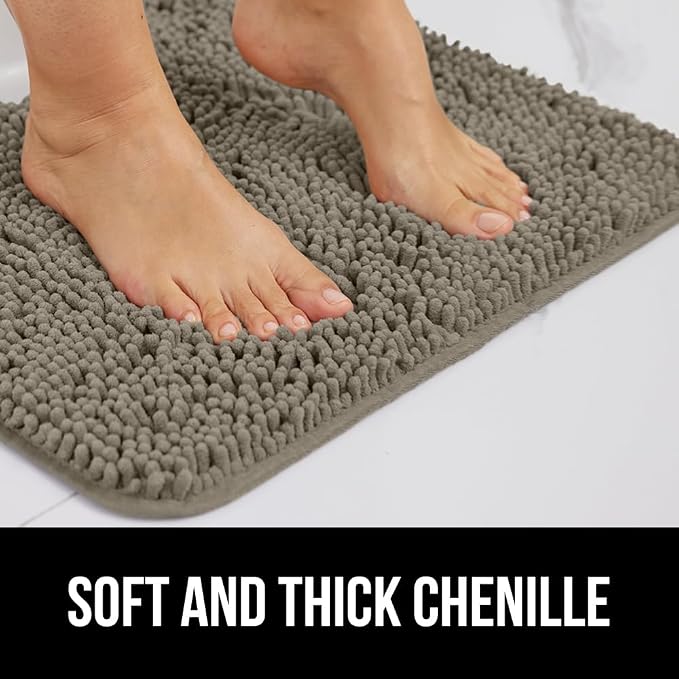 Gorilla Grip Shaggy Chenille Bath Rug Mat - Image 4
