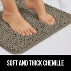 Gorilla Grip Shaggy Chenille Bath Rug Mat - Image 4