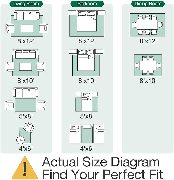 LUMI 4x6 Washable Low-Pile Area Rug - Image 2