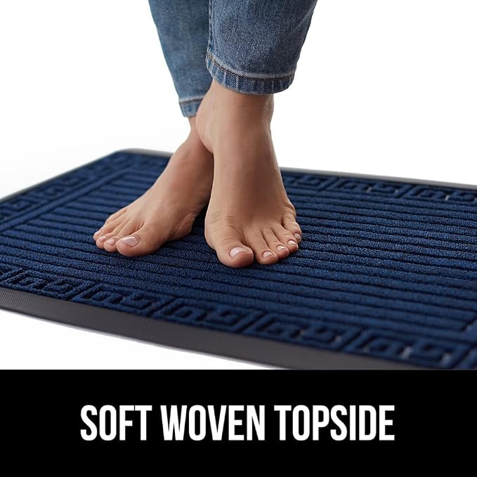 GORILLA GRIP 100% Waterproof All-Season WeatherMax Doormat, US Designed Natural - Image 7