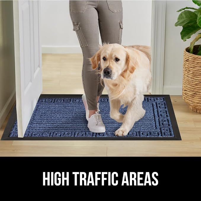 GORILLA GRIP 100% Waterproof All-Season WeatherMax Doormat, US Designed Natural - Image 6