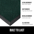 GORILLA GRIP 100% Waterproof All-Season WeatherMax Doormat US Designed Natural - Image 2