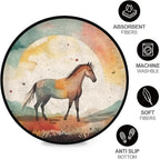 Round Washable Non-Slip Rug for Home & Office Soft Carpet for Living Room - Image 6