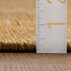LUXE WEAVERS Modern Farmhouse Yellow 5x7 Washable Area Rug, Anti-Slip Diamond - Image 2