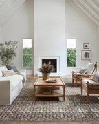 Loloi Amber Lewis Billie Collection, Ocean & Brick 6'-0" x 9'-0" Area Rug – by Loloi